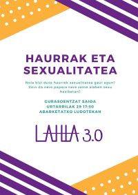 Haurrak eta sexualitatea, GURASOENTZAT SAIOA