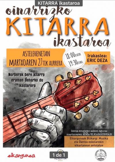Oinarrizko Kitarra ikastaroa