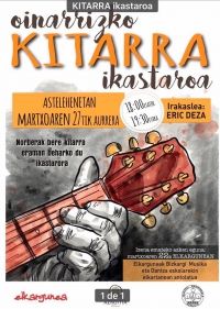 Oinarrizko Kitarra ikastaroa