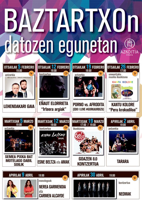 Baztartxon ekitaldiak