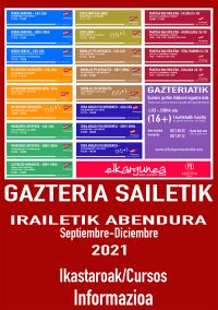 Gazteriatik ikastaro ezberdinetan izen ematea