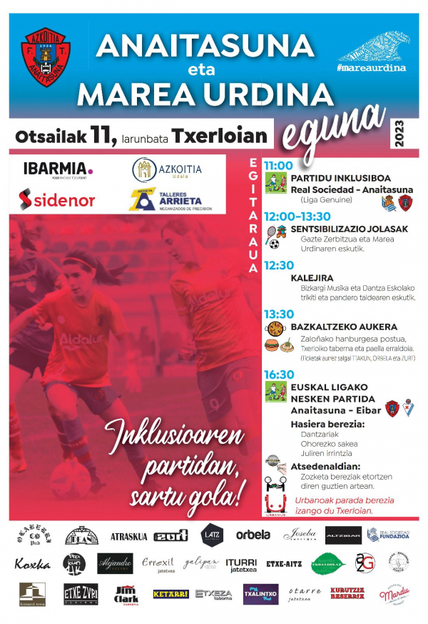 ANAITASUNA ETA MAREA URDINA EGUNA