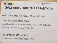 ZERBITZUEN IREKIERA DATAK