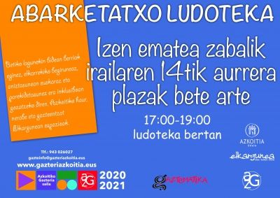 Ludotekan izen ematea