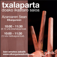 TXALAPARTA DOAKO IKASTARO SAIOA