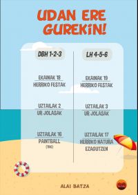 Udan ere gurekin!! egitasmoa