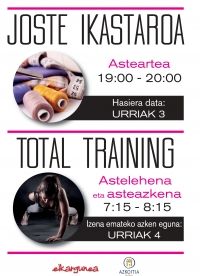 Ikastaro berriak Elkargunen